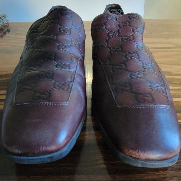 Gucci Brown Leather GG Loafer main image 4